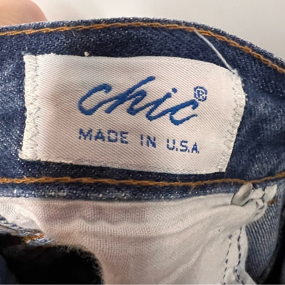 Vintage 1980s made in the USA Chic Mom Jeans size 13 - Picture 8 of 14